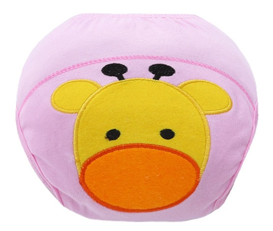 1Pcs Cute Baby Diapers Reusable Nappies Cloth Diaper Washable Infants Children Baby Cotton Training Pants Panties Nappy Changing - Baby Homez