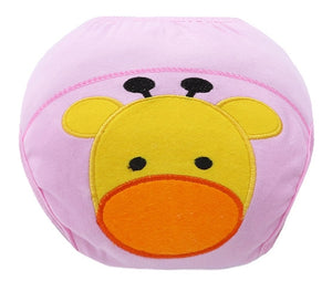 1Pcs Cute Baby Diapers Reusable Nappies Cloth Diaper Washable Infants Children Baby Cotton Training Pants Panties Nappy Changing - Baby Homez