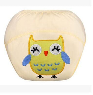 1Pcs Cute Baby Diapers Reusable Nappies Cloth Diaper Washable Infants Children Baby Cotton Training Pants Panties Nappy Changing - Baby Homez