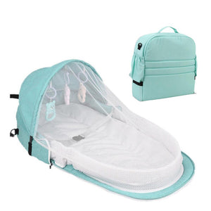 Baby Travel Portable Mobile Crib Baby Nest Cot Newborn Multi-function Folding Bed Child Foldable Chair With Toys Mosquito Net - Baby Homez