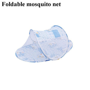 Baby Travel Portable Mobile Crib Baby Nest Cot Newborn Multi-function Folding Bed Child Foldable Chair With Toys Mosquito Net - Baby Homez