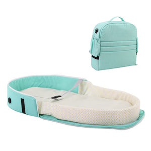 Baby Travel Portable Mobile Crib Baby Nest Cot Newborn Multi-function Folding Bed Child Foldable Chair With Toys Mosquito Net - Baby Homez