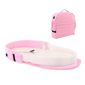Baby Travel Portable Mobile Crib Baby Nest Cot Newborn Multi-function Folding Bed Child Foldable Chair With Toys Mosquito Net - Baby Homez