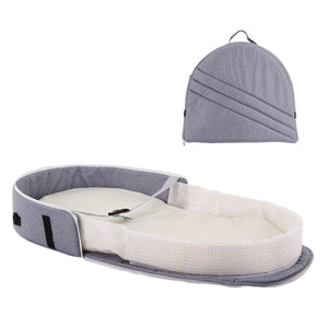 Baby Travel Portable Mobile Crib Baby Nest Cot Newborn Multi-function Folding Bed Child Foldable Chair With Toys Mosquito Net - Baby Homez
