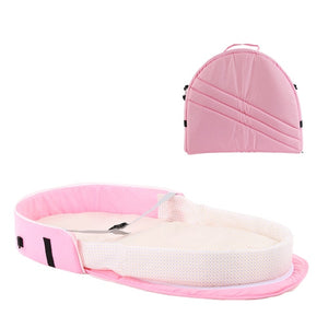 Baby Travel Portable Mobile Crib Baby Nest Cot Newborn Multi-function Folding Bed Child Foldable Chair With Toys Mosquito Net - Baby Homez