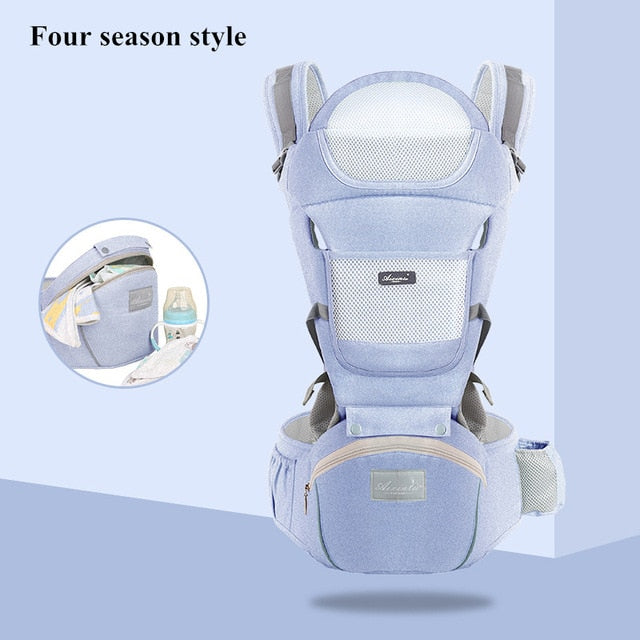 Ergonomic new born Baby Carrier Infant Kids Backpack Hipseat Sling Front Facing Kangaroo Baby Wrap for Baby Travel 0-36 months - Baby Homez
