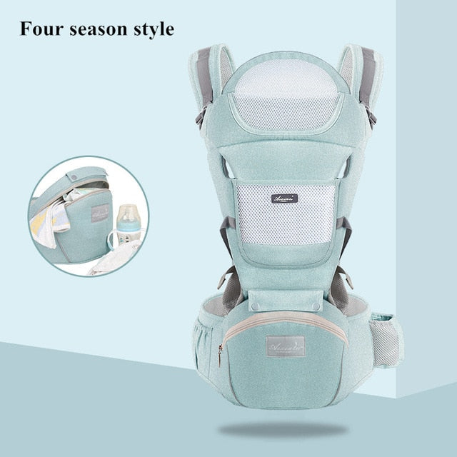 Ergonomic new born Baby Carrier Infant Kids Backpack Hipseat Sling Front Facing Kangaroo Baby Wrap for Baby Travel 0-36 months - Baby Homez