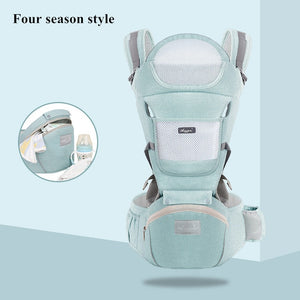 Ergonomic new born Baby Carrier Infant Kids Backpack Hipseat Sling Front Facing Kangaroo Baby Wrap for Baby Travel 0-36 months - Baby Homez