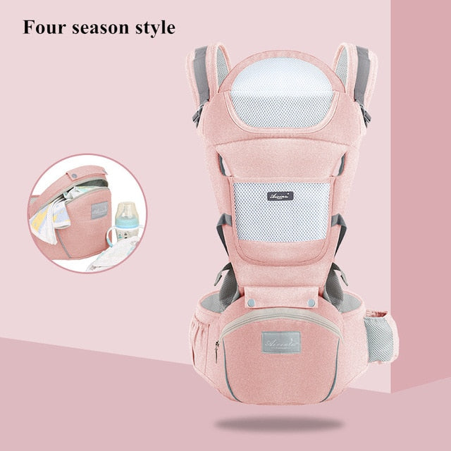 Ergonomic new born Baby Carrier Infant Kids Backpack Hipseat Sling Front Facing Kangaroo Baby Wrap for Baby Travel 0-36 months - Baby Homez