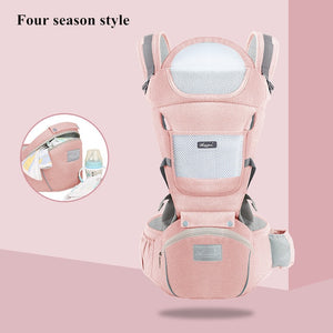 Ergonomic new born Baby Carrier Infant Kids Backpack Hipseat Sling Front Facing Kangaroo Baby Wrap for Baby Travel 0-36 months - Baby Homez