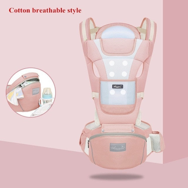 Ergonomic new born Baby Carrier Infant Kids Backpack Hipseat Sling Front Facing Kangaroo Baby Wrap for Baby Travel 0-36 months - Baby Homez