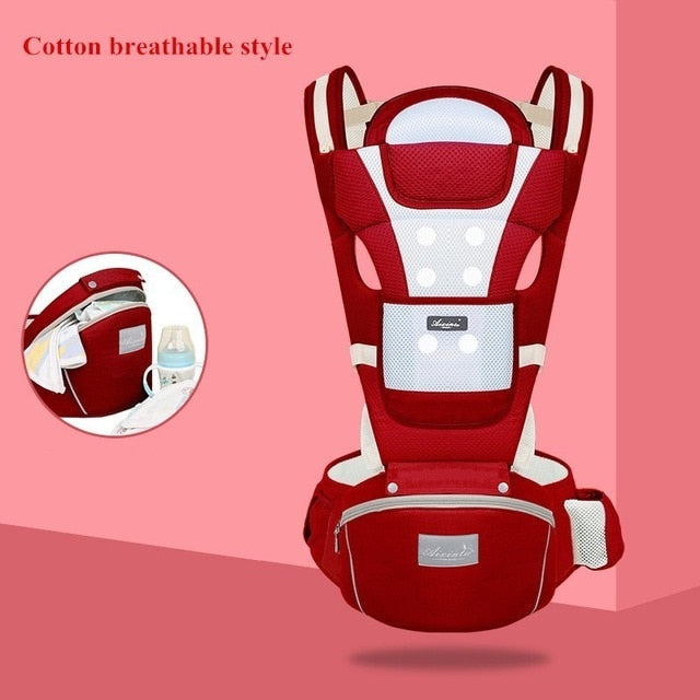 Ergonomic new born Baby Carrier Infant Kids Backpack Hipseat Sling Front Facing Kangaroo Baby Wrap for Baby Travel 0-36 months - Baby Homez
