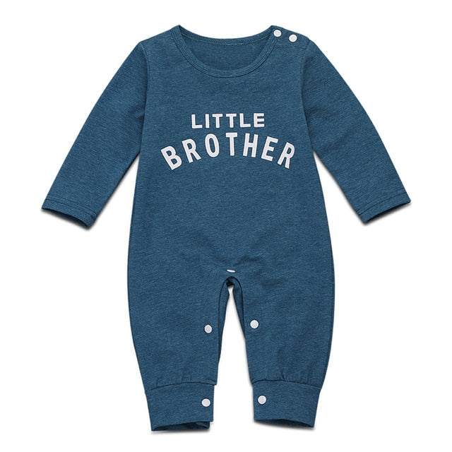 Newborn Overalls Infant Baby Boy Girl Button Letter Romper Jumpsuit Playsuit Clothes Baby Romper Long Sleeve Infantis Costume - Baby Homez