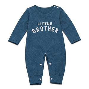 Newborn Overalls Infant Baby Boy Girl Button Letter Romper Jumpsuit Playsuit Clothes Baby Romper Long Sleeve Infantis Costume - Baby Homez