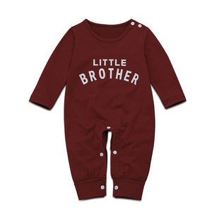 Newborn Overalls Infant Baby Boy Girl Button Letter Romper Jumpsuit Playsuit Clothes Baby Romper Long Sleeve Infantis Costume - Baby Homez
