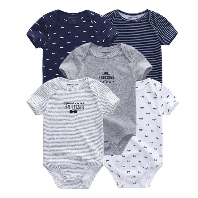 2019 5 stks/partij Baby Jongens Kleding Eenhoorn Meisjes Kleding Bodysuits Baby Meisjes Kleding 0-12M Pasgeboren 100% Katoen roupas de bebe - Baby Homez