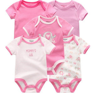 2019 5 stks/partij Baby Jongens Kleding Eenhoorn Meisjes Kleding Bodysuits Baby Meisjes Kleding 0-12M Pasgeboren 100% Katoen roupas de bebe - Baby Homez