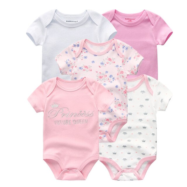 2019 5 stks/partij Baby Jongens Kleding Eenhoorn Meisjes Kleding Bodysuits Baby Meisjes Kleding 0-12M Pasgeboren 100% Katoen roupas de bebe - Baby Homez