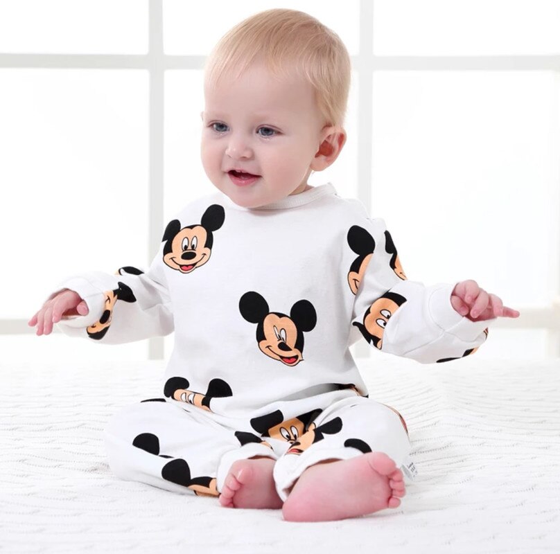 Disney Baby Rompertjes Baby Boy Kleding Meisjes Kleding Pasgeboren Baby Jumpsuit Winter Mickey Outfits Cartoon Rompertjes Baby Kleding - Baby Homez