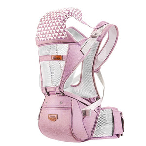 SUNVENO Ergonomic Baby Carrier Infant Baby Hipseat Waist Carrier Front Facing Ergonomic Kangaroo Sling for Baby Travel 0-36M - Baby Homez