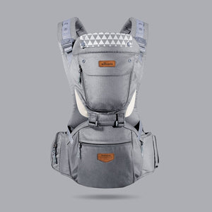 SUNVENO Ergonomic Baby Carrier Infant Baby Hipseat Waist Carrier Front Facing Ergonomic Kangaroo Sling for Baby Travel 0-36M - Baby Homez
