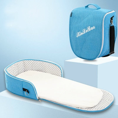 Multifunction Portable Baby Bed Travel Sun Protection Mosquito Net Baby Cribs Foldable Breathable Cunas Mummy Bag Baby Nest Bed - Baby Homez