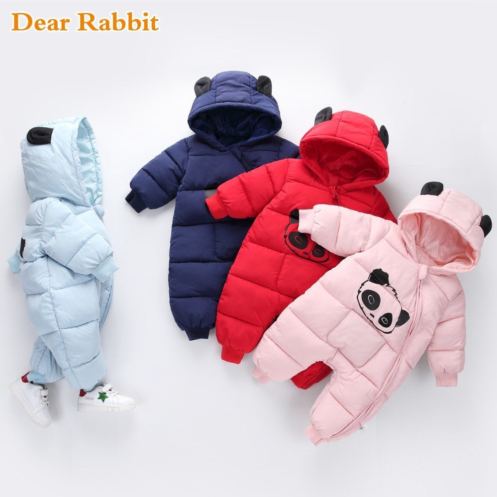 Ropa para bebé (niño o niña) 2019, peleles con capucha de invierno para recién nacidos, traje de algodón grueso, Mono para recién nacidos, disfraz para niños, pelele para bebés - Baby Homez