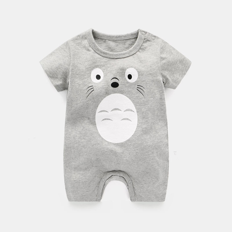 New Summer Cotton Baby Romper Short Sleeve Infant Rompers Baby Boys Girls Jumpsuit Newborn Clothes Kids Clothing Toddler Outfits - Baby Homez