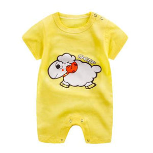 New Summer Cotton Baby Romper Short Sleeve Infant Rompers Baby Boys Girls Jumpsuit Newborn Clothes Kids Clothing Toddler Outfits - Baby Homez