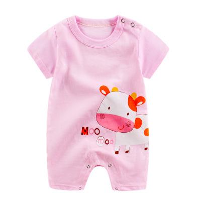 New Summer Cotton Baby Romper Short Sleeve Infant Rompers Baby Boys Girls Jumpsuit Newborn Clothes Kids Clothing Toddler Outfits - Baby Homez