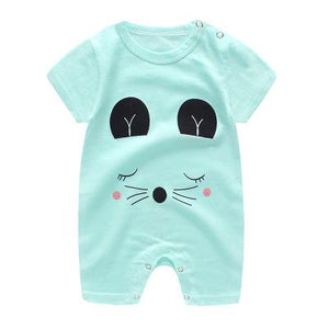 New Summer Cotton Baby Romper Short Sleeve Infant Rompers Baby Boys Girls Jumpsuit Newborn Clothes Kids Clothing Toddler Outfits - Baby Homez