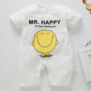 New Summer Cotton Baby Romper Short Sleeve Infant Rompers Baby Boys Girls Jumpsuit Newborn Clothes Kids Clothing Toddler Outfits - Baby Homez