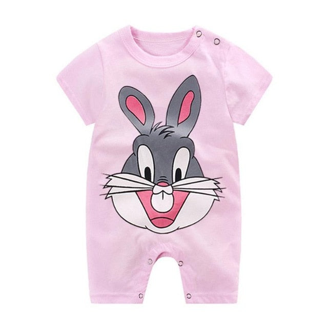 New Summer Cotton Baby Romper Short Sleeve Infant Rompers Baby Boys Girls Jumpsuit Newborn Clothes Kids Clothing Toddler Outfits - Baby Homez