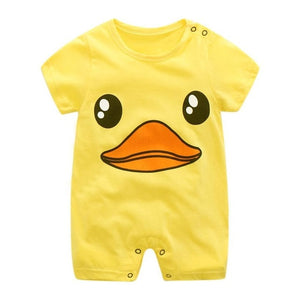 New Summer Cotton Baby Romper Short Sleeve Infant Rompers Baby Boys Girls Jumpsuit Newborn Clothes Kids Clothing Toddler Outfits - Baby Homez
