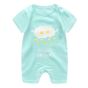 New Summer Cotton Baby Romper Short Sleeve Infant Rompers Baby Boys Girls Jumpsuit Newborn Clothes Kids Clothing Toddler Outfits - Baby Homez