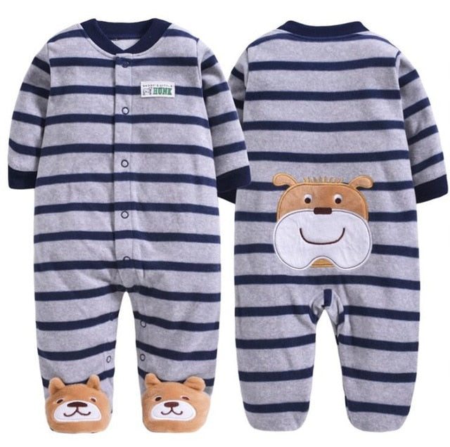Orangemom official Newborn baby boys spring baby Rompers girls romper Infant fleece Jumpsuit for kids new born baby clothes - Baby Homez