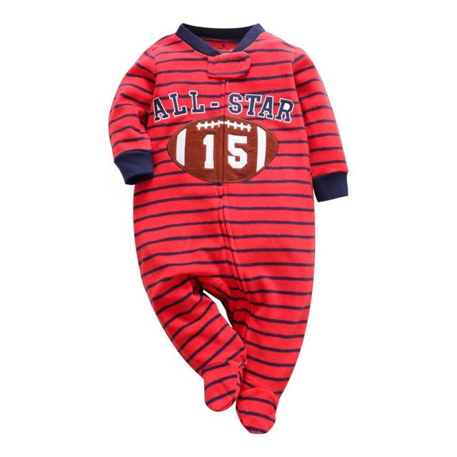 Orangemom official Newborn baby boys spring baby Rompers girls romper Infant fleece Jumpsuit for kids new born baby clothes - Baby Homez