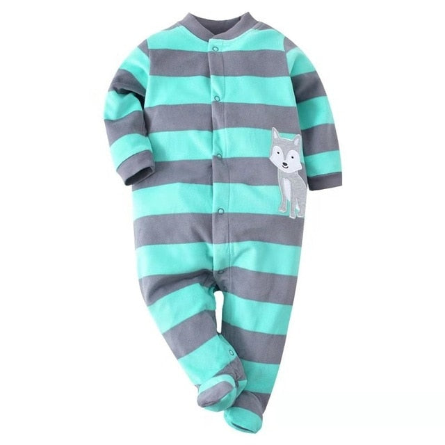 Orangemom official Newborn baby boys spring baby Rompers girls romper Infant fleece Jumpsuit for kids new born baby clothes - Baby Homez