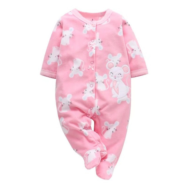 Orangemom official Newborn baby boys spring baby Rompers girls romper Infant fleece Jumpsuit for kids new born baby clothes - Baby Homez