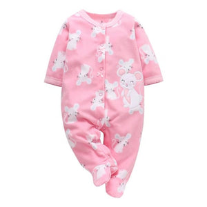Orangemom official Newborn baby boys spring baby Rompers girls romper Infant fleece Jumpsuit for kids new born baby clothes - Baby Homez