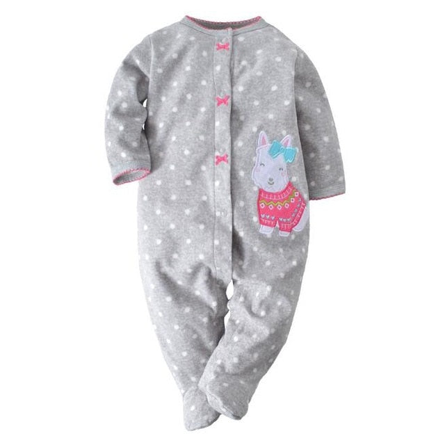 Orangemom official Newborn baby boys spring baby Rompers girls romper Infant fleece Jumpsuit for kids new born baby clothes - Baby Homez