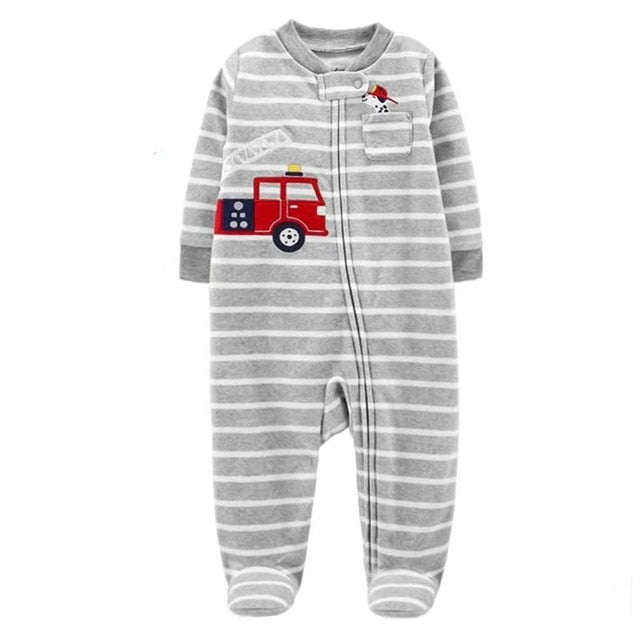 Orangemom official Newborn baby boys spring baby Rompers girls romper Infant fleece Jumpsuit for kids new born baby clothes - Baby Homez