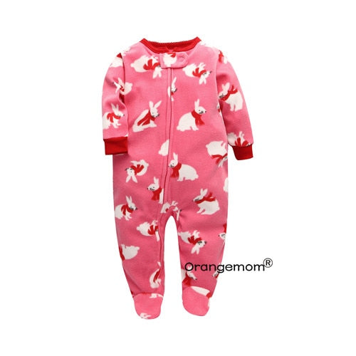 Orangemom official Newborn baby boys spring baby Rompers girls romper Infant fleece Jumpsuit for kids new born baby clothes - Baby Homez