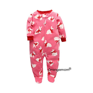 Orangemom official Newborn baby boys spring baby Rompers girls romper Infant fleece Jumpsuit for kids new born baby clothes - Baby Homez