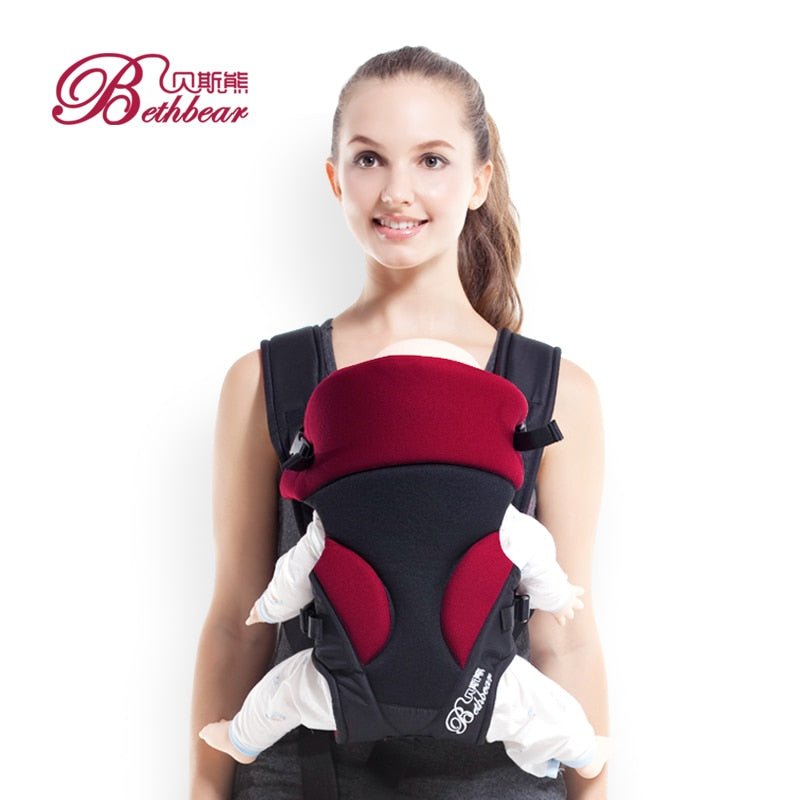 Breathable baby carrier 3 in 1 popular Front Carry Baby Backpack Carrier Infant Sling Backpack Pouch Wrap Baby Kangaroo 0-24 M - Baby Homez
