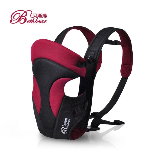 Breathable baby carrier 3 in 1 popular Front Carry Baby Backpack Carrier Infant Sling Backpack Pouch Wrap Baby Kangaroo 0-24 M - Baby Homez