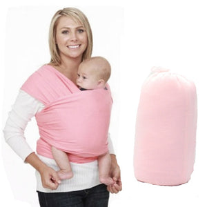 LONSANT Infant Baby Carrier  Handsfree Sling Newborn Baby  Double shoulder strap Holder Breastfeeding  Stretchy Wrap Carrier - Baby Homez