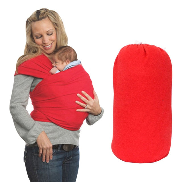 LONSANT Infant Baby Carrier  Handsfree Sling Newborn Baby  Double shoulder strap Holder Breastfeeding  Stretchy Wrap Carrier - Baby Homez
