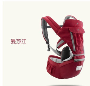 AIEBAO Ergonomic Baby Carrier Infant Kid Baby Hipseat Sling Front Facing Kangaroo Baby Wrap Carrier for Baby Travel 0-36 Months - Baby Homez