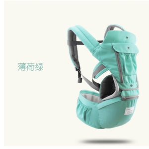 AIEBAO Ergonomic Baby Carrier Infant Kid Baby Hipseat Sling Front Facing Kangaroo Baby Wrap Carrier for Baby Travel 0-36 Months - Baby Homez